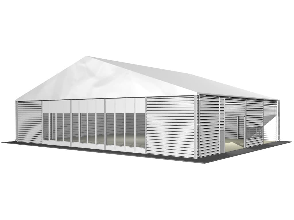 Unisolierte Leichtbauhalle 25 m, 5,20 m